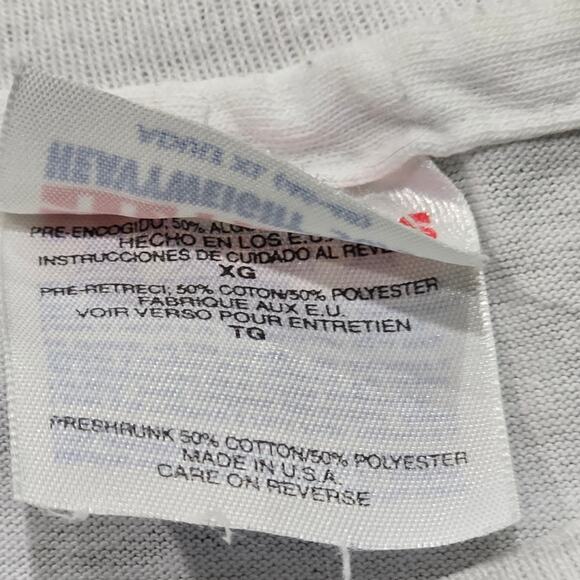 Vintage 90's Pink Rose Flower Nature Art Short Sleeve Tee Shirt T-Shirt - Picture 5 of 10